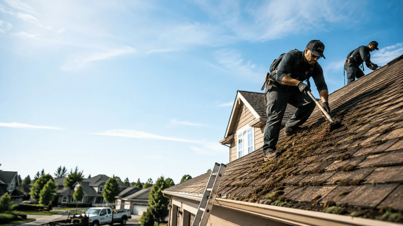 Roof Moss Removal in Stockton, MD near me
